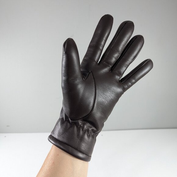NOS vintage PVC gloves, 1970 style / 1980s ladies gloves Empire Made Hong Kong - Picture 8 of 12